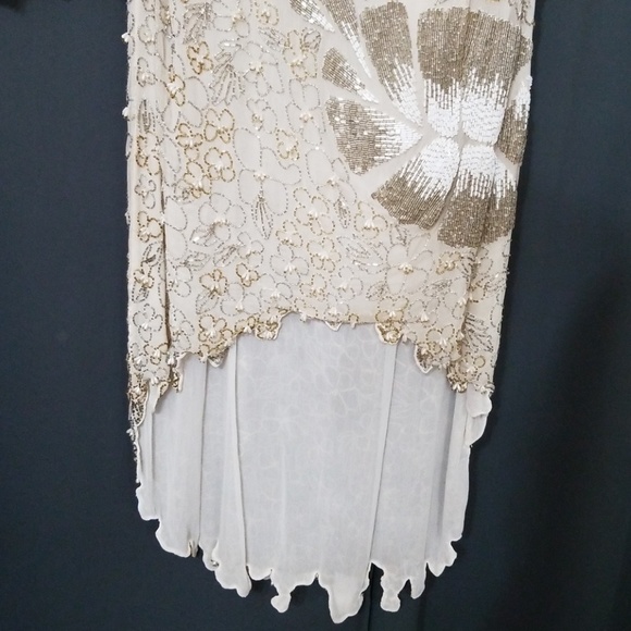 Beaded dress with matching jacket - Picture 2 of 4